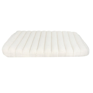 Pawz XL Size Orthopedic Dog Bed with Sherpa Plush Removable Cover in White-1996005459278041089