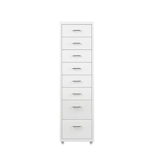 Levede Office Cabinet 8 Drawer Drawers White-1973193874033741825