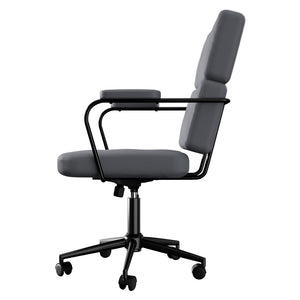 LEVEDE Ergonomic Office Chair Computer PU Grey-1996005452718149633