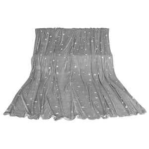 DreamZ 3x3M Large Oversized Blanket Grey Star-1973194038605647873