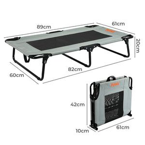 Pawz Pet Elevated Bed Dog Raised Trampoline Foldable Large M Size-1996005459626168322
