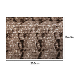 Dreamz Luxury Tie-dyed Blanket Brown 152cm x 203cm-1996005551229767682
