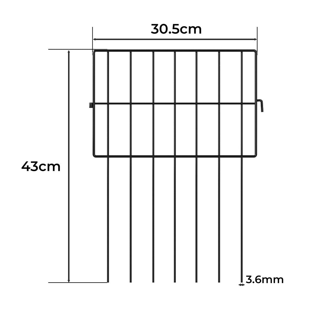 mountview-25-pcs-garden-fence-border-rustproof-metal-1996009992351780866
