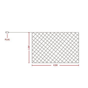 EMITTO 300LED Christmas Net Lights Mesh-1973194201235591170
