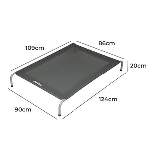 PaWz Elevated Trampoline Pet Bed Dog XL Grey X-Large-1973193689740218370