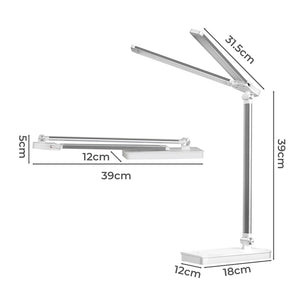 Emitto Double Head Desk Lamp LED Light Eye Caring USB-1996005451996729346