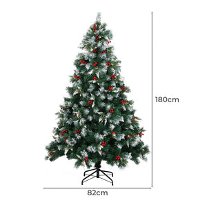 SANTACO Christmas Tree Snow Flocked1.8M-1973193457774235650