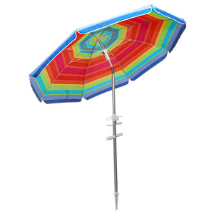 Mountview 2M Outdoor Beach Umbrellas Sand Colorful-1996005420145184769