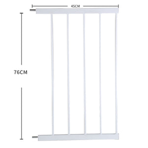 Levede Baby Safety Gate Adjustable Pet White 45cm Extension-1975420518618238978