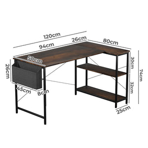 Levede L Shaped Computer Desk Home Corner Desk-1996005368928538626