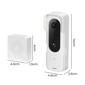 Wifi Doorbell Camera with Indoor Chime-1973193797168926722