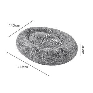 TheNapBed Memory Foam Pet Bed Grey Charcoal-1975420398501761026