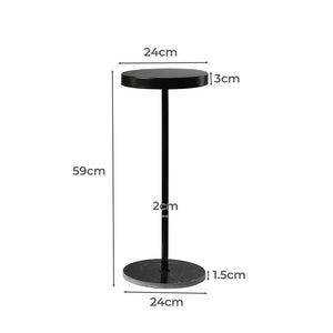 Side Table Round Tabletop Small Lightweight-1996005366755889154