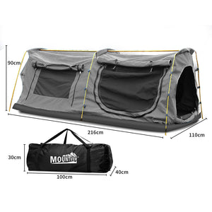 Mountview King Single Swag Camping Swags Grey-1973193759533436930