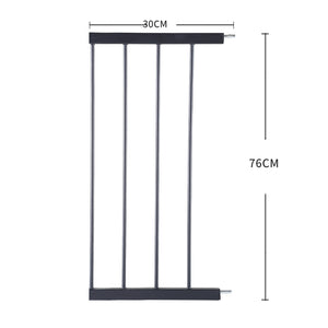 Levede Baby Safety Gate Adjustable Pet Black 30cm Extension-1975420518228168706