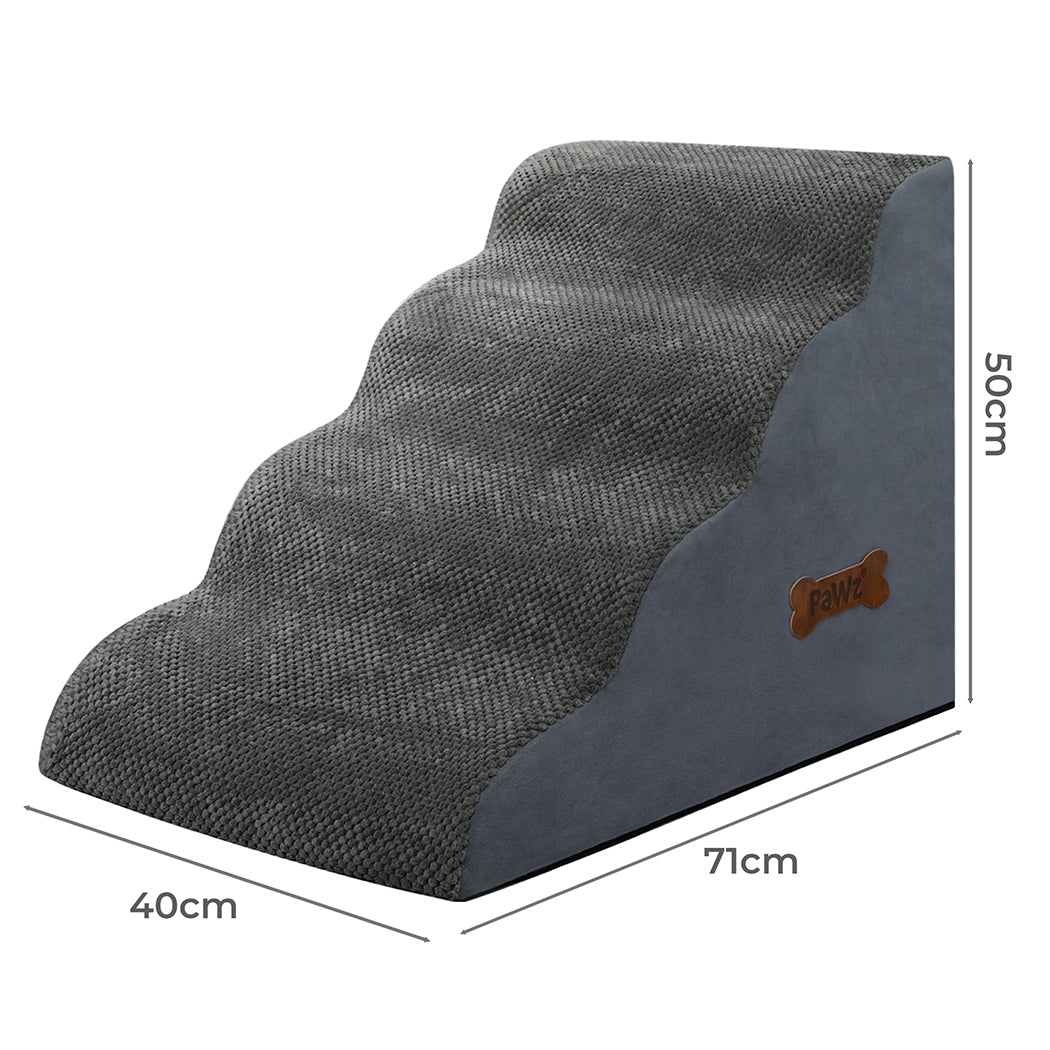pawz-4-steps-pet-stairs-dog-ramp-high-density-foam-grey-1996005456614658050