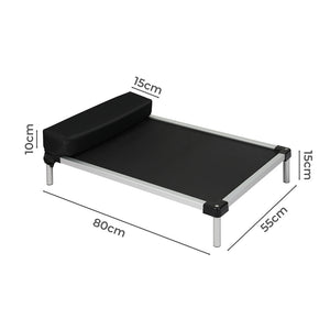 PaWz Pet Trampoline Aluminium Frame L Black Large-1975420397562236930