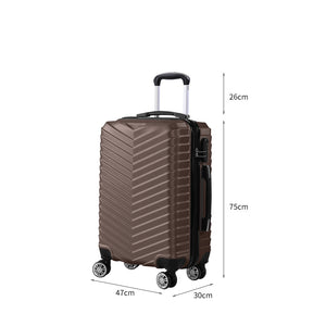 Slimbridge 28" Luggage Suitcase Travel Coffee 28 inch-1973193934863732738