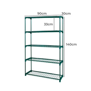 Levede 2x5 Tier Plant Shelve Garden-1973193776654585858