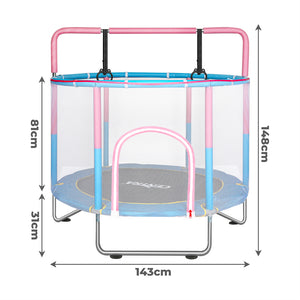 Centra 55" Kids Trampoline Rebounder Pink-1996005447638847490