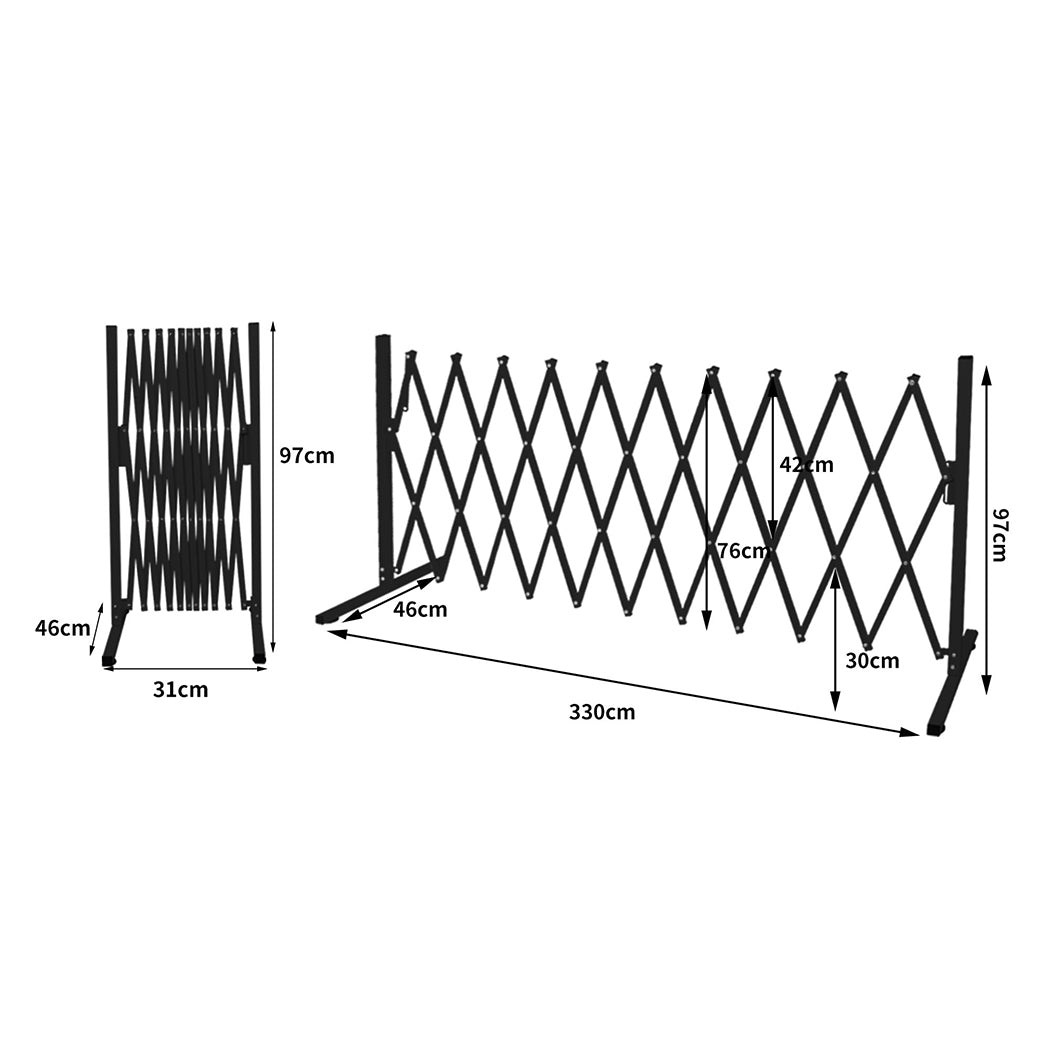 garden-security-fence-gate-expandable-black-1973194021455138818