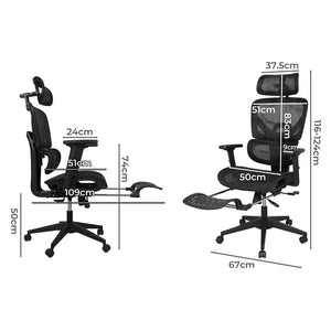 LEVEDE Ergonomic Office Chair Mesh Executive Seat-1996005452357439490