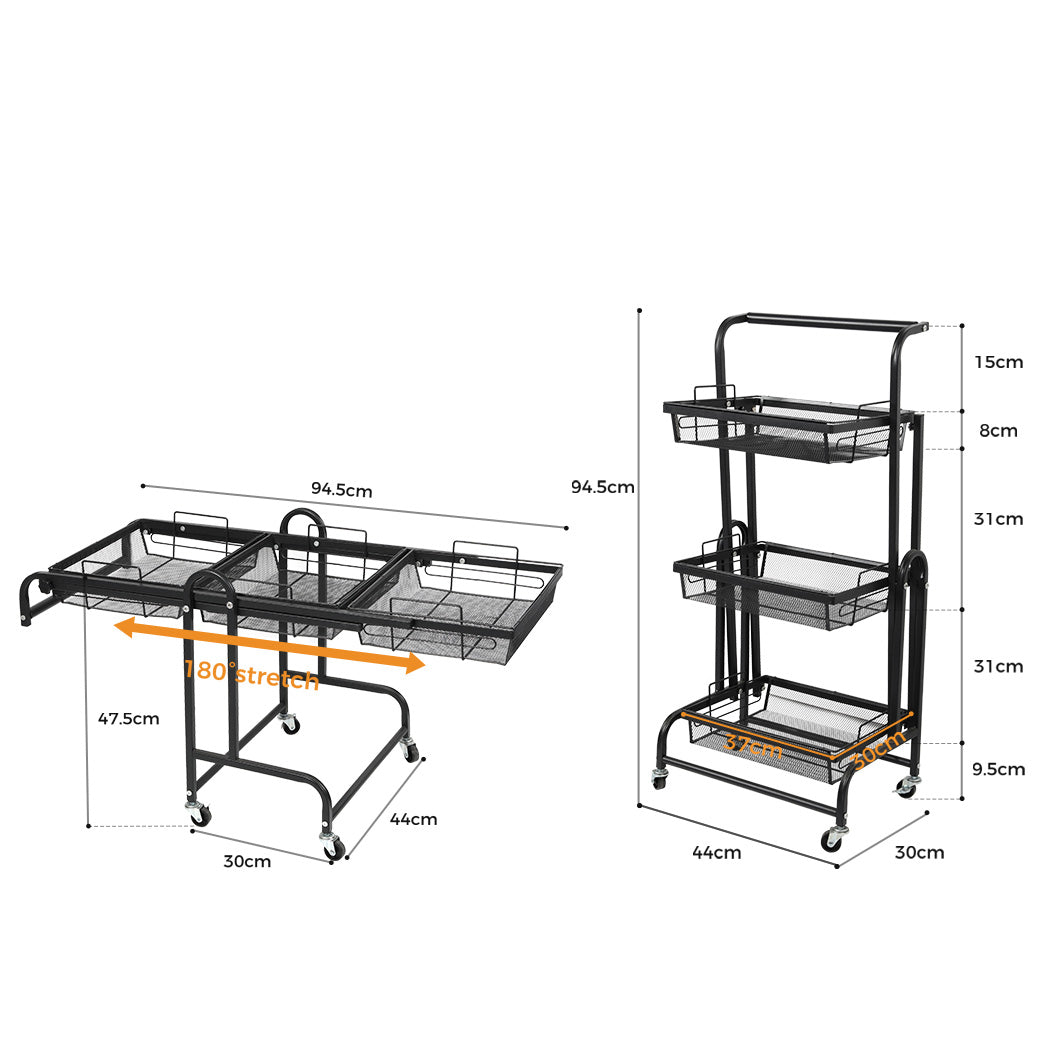 levede-3-tier-kitchen-trolley-cart-swivel-black-colour-1975420477254012930