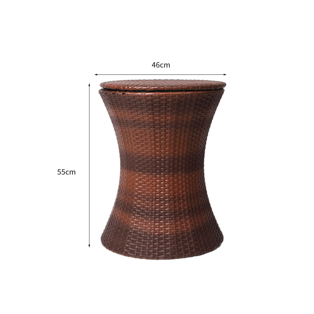 levede-cooler-ice-bucket-table-bar-outdoor-black-and-brown-1973193989939138562