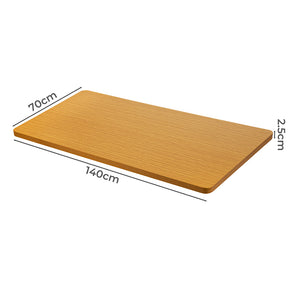 Levede Desktop For Motorised Adjustable Black 140X70CM Natural-1975420503850094594