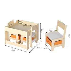 BoPeep Kids Table and Chair Set Storage-1973193909718880258