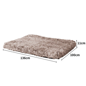 PaWz Dog Mat Pet Calming Bed Memory XL Coffee X-Large-1973193661260894210