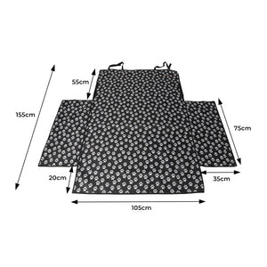 PaWz Pet Boot Car Seat Cover Hammock Black-1973193650791911426