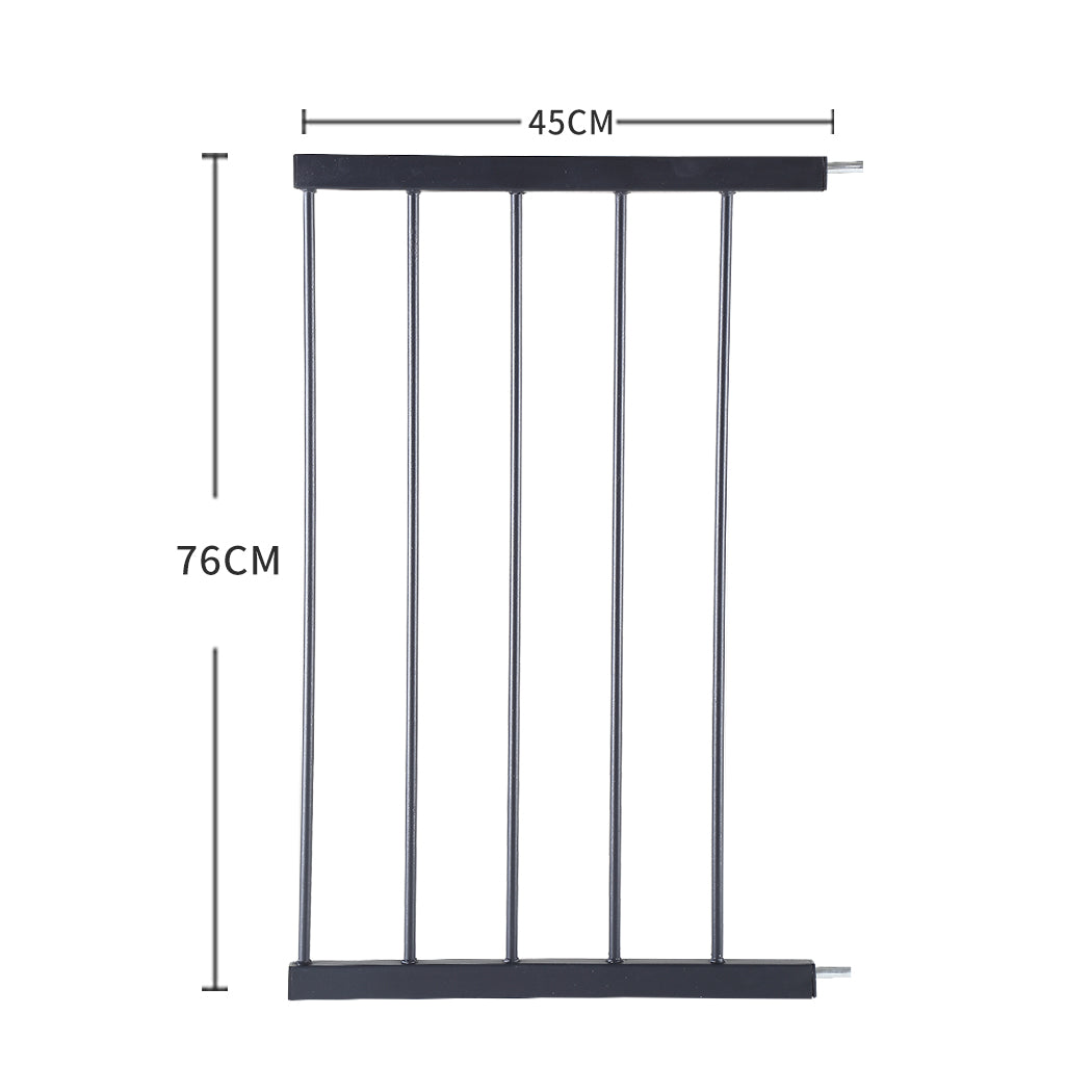 levede-baby-safety-gate-adjustable-pet-black-45cm-extension-1975420518404329474
