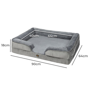 PaWz Memory Foam Pet Sofa Bed Cushion L Large-1975420393896415234