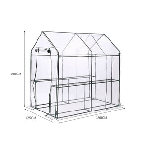 Levede 2 Tier Walk In Greenhouse Garden-1973193775102693378
