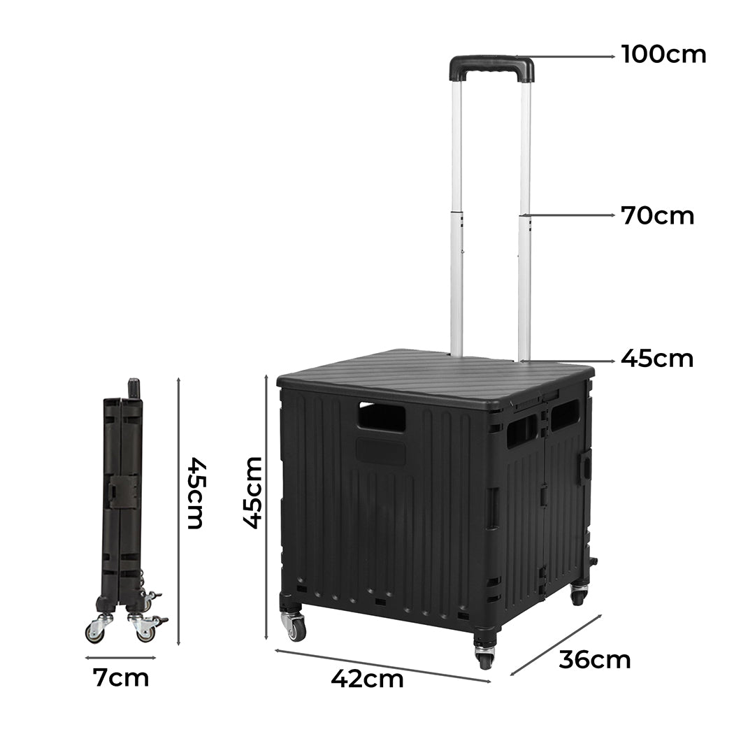 folding-shopping-trolley-cart-portable-black-1973193722279628802