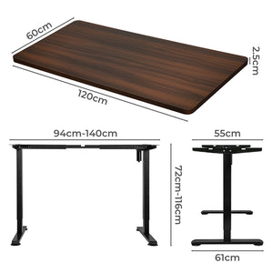 Levede Motorised Standing Desk Height 120cm Walnut 800x 1.5MM-1975420505133551618