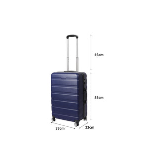 Slimbridge 20" Carry On Luggage Case Navy 20 inch-1973193939058036738