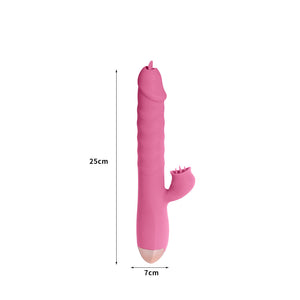 Urway Rabbit Vibrator Licking Tongue Pink-1975420411025952770