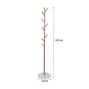 Levede Coat Rack Hat Clothes Stand Hanger Rose Gold Rose Golden-1973193816286564354
