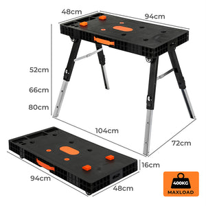 Traderight 5-in-1 Work Table Foldable Workbench 400kg-1996005451237560322