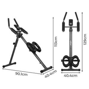 Centra Foldable Adjustment Ab Machine Black-1996005433621483522