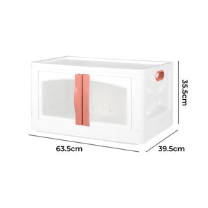 Plastic Storage Containers Stackable Red-1973193713844883458