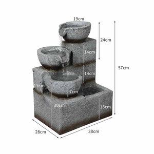 Lambu Electric Fountain Water Bird Bath-1975420371121344514