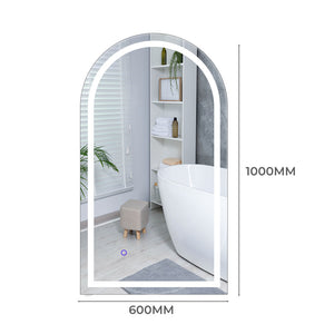 EMITTO Arch Wall Mirror LED Lighted 60*100cm 60x100-1973193814982135810
