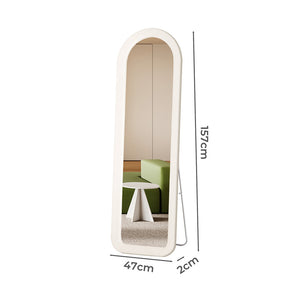 Flannel Arch Framed Full Length Mirror-1996005395017109506