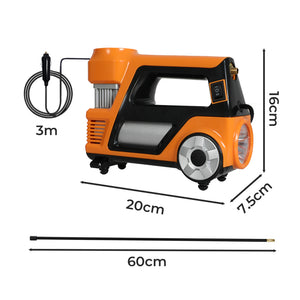 Manan 150PSI 12V Car Tyre Inflator Digital Air Pump LED-1996005589565706242