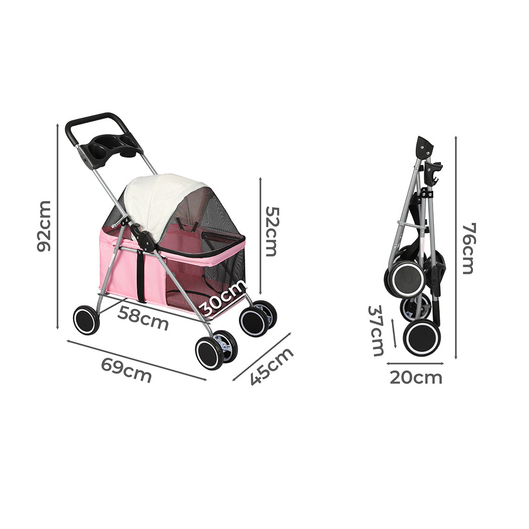 pawz-pet-stroller-dog-cat-carrier-foldable-pink-1975420406949089282