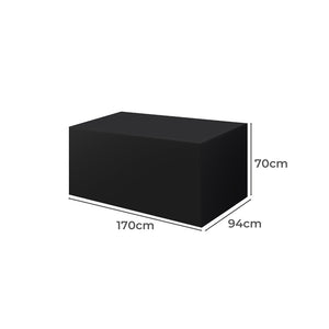 Marlow Outdoor Furniture Cover Garden Black 10cm Extension-1975420435994644482