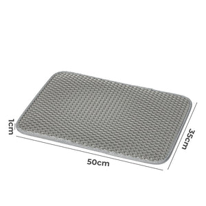 Pawz Cat Litter Mat Large Litter Box Pet Trapping Sifting Mats Waterproof Tray-1996005516375101442